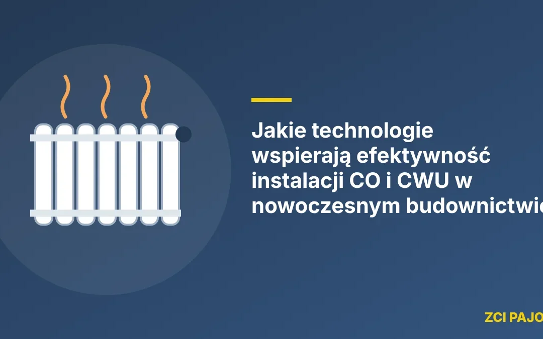 Jakie technologie wspierają efektywność instalacji CO i CWU w nowoczesnym budownictwie?